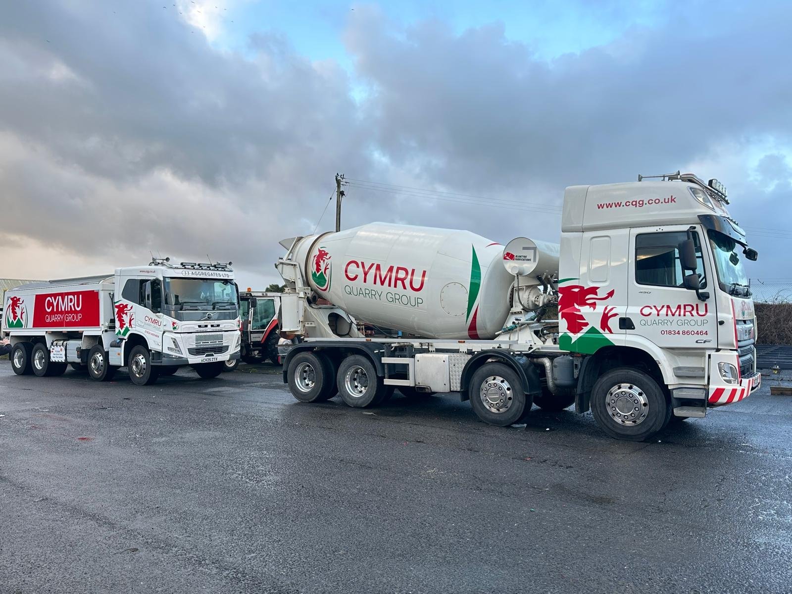 Cymru Quarry Group coordinated fleet branding