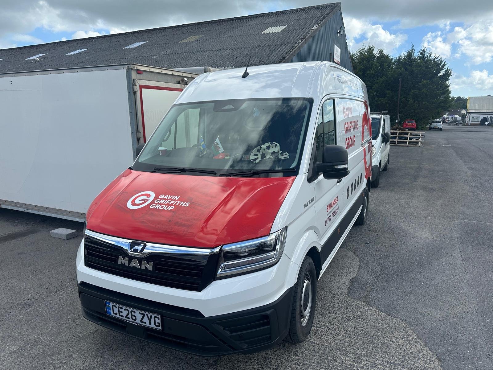 Gavin Griffiths Group second utility vehicle front view
