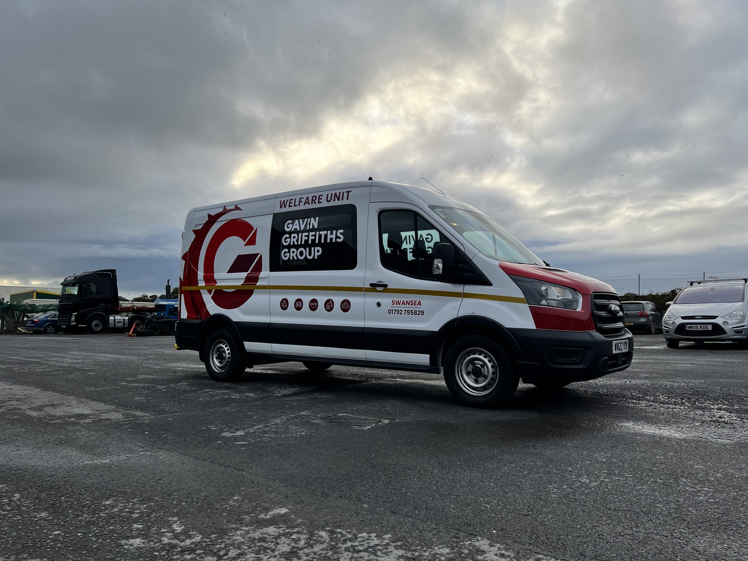 Gavin Griffiths Group branded utility vehicle