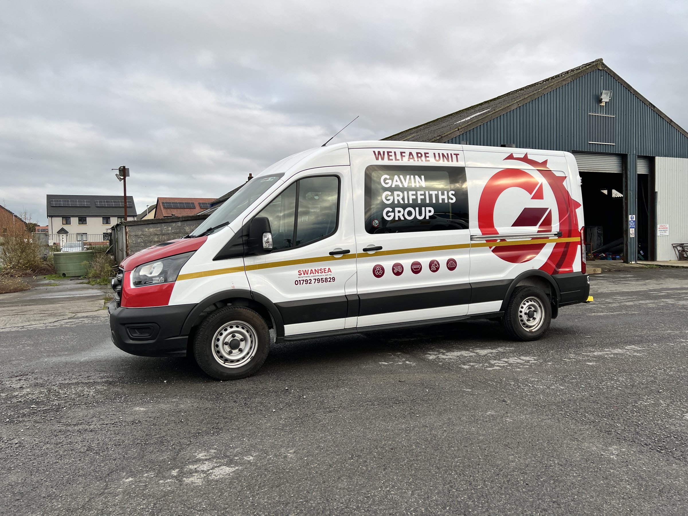Gavin Griffiths Group utility vehicle side view
